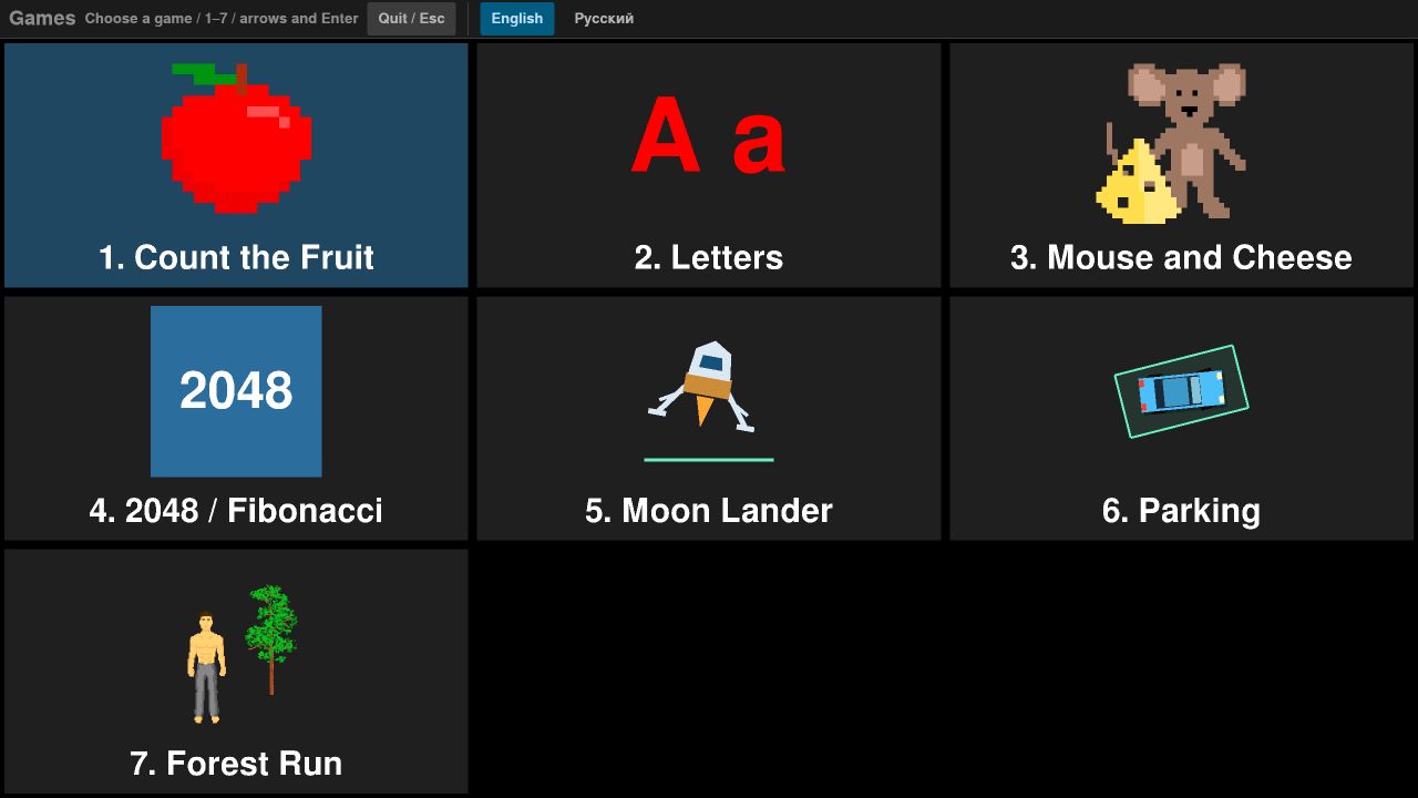 The Games collection launcher